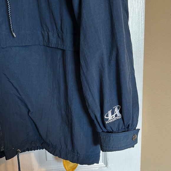 Logo Athletic men’s vintage blue windbreaker Notre Dame jacket size large - Picture 6 of 9